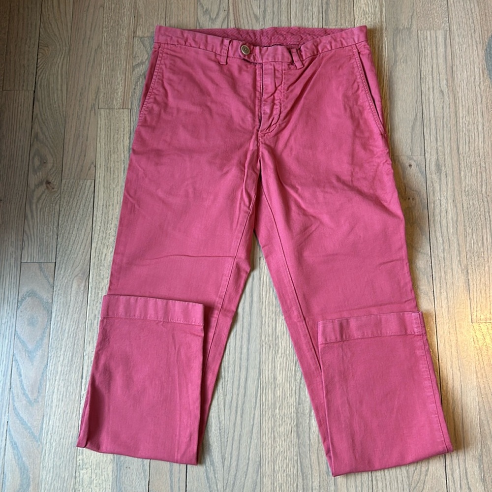 Men’s Brooks Brother Chinos in Light Red, size 30x30